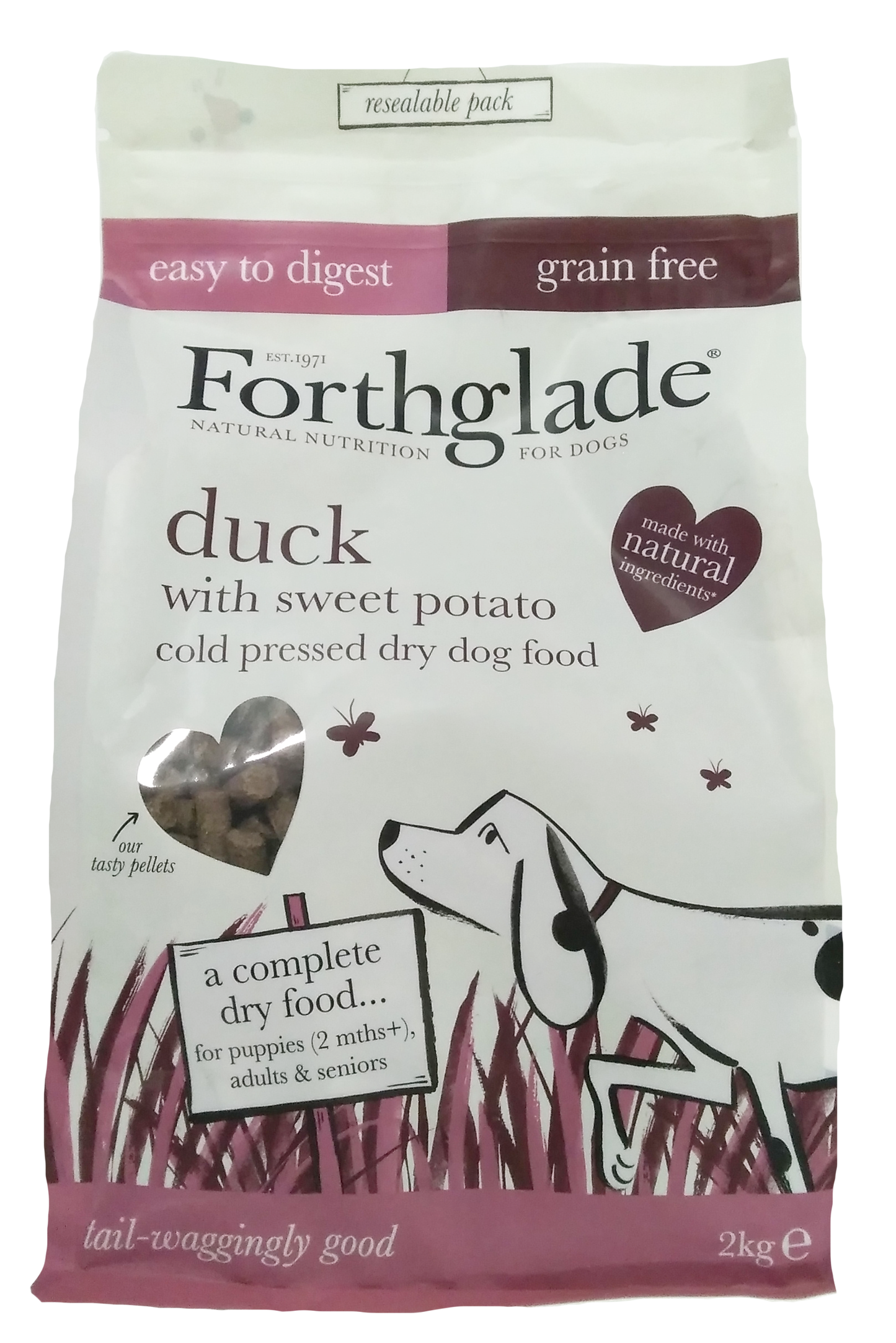 ForthgladeColdPressedGrainFreeDuckwithSweetPotato2kg