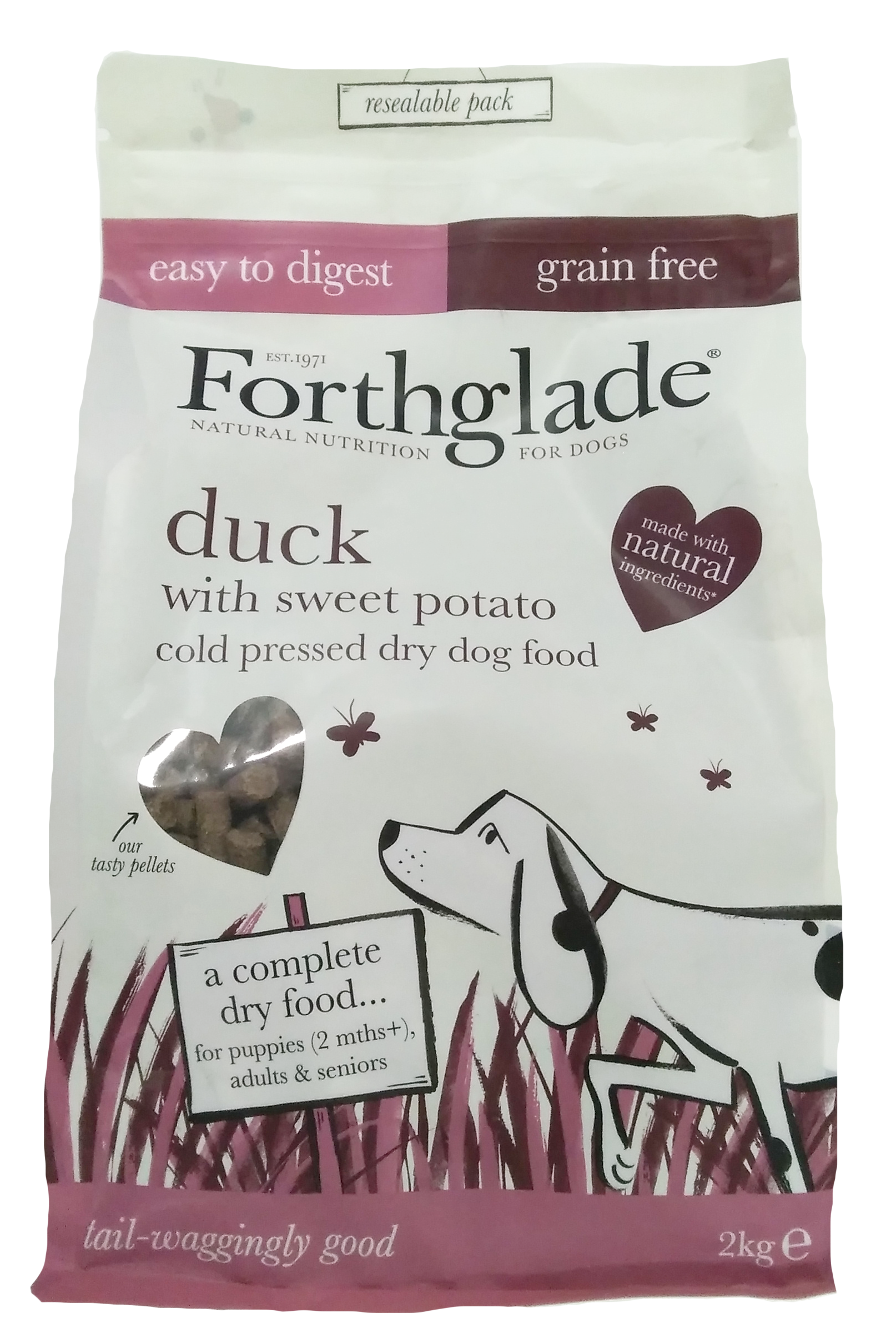 ForthgladeColdPressedGrainFreeDuckwithSweetPotato2kg